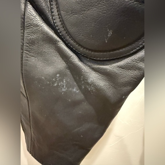 Fieldsheer - Men's Black Leather Motorcycle Pants - Picture 4 of 6